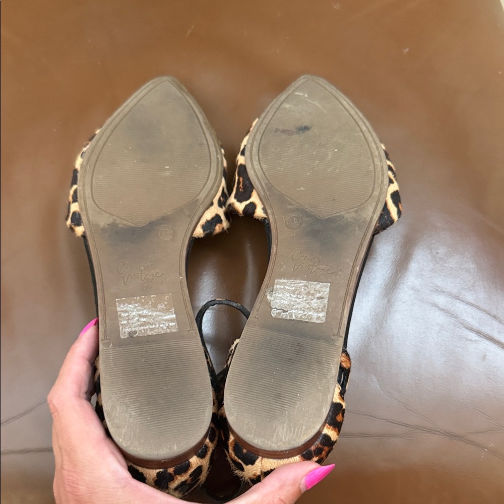 Crown Vintage Leopard Print Flats - Picture 4 of 5